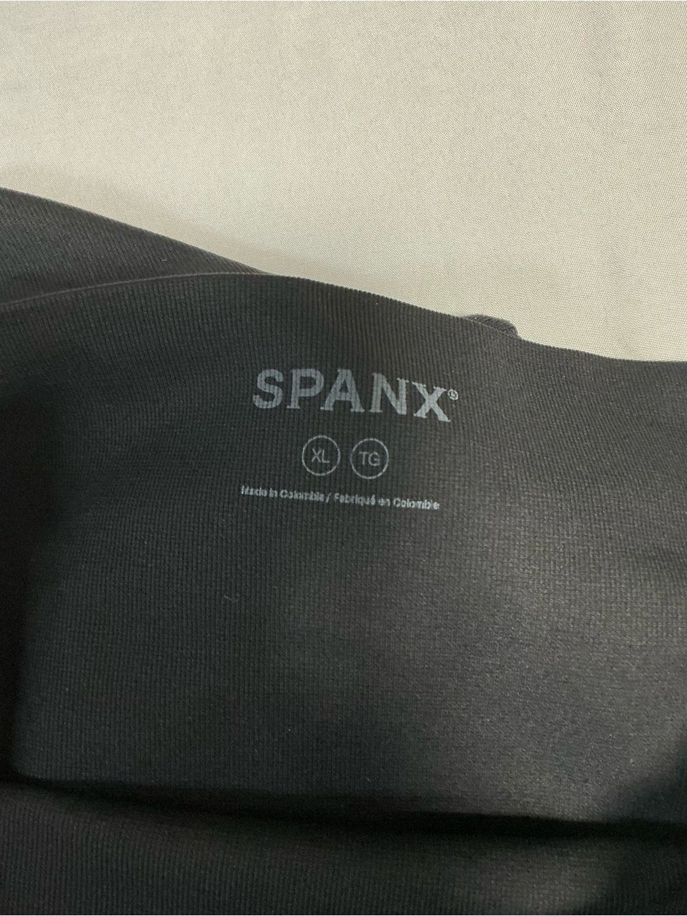 SPANX Black High-Waist Leggings women’s size XL